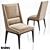 Radia Walnut Dining Chair 3D model small image 1