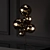 Golden Glow: Mirror Ball Chandelier 3D model small image 2