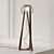 Sleek Compass Floor Lamp 3D model small image 1