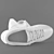 Nike Air Force 1: Realistic Model 3D model small image 2