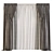 Versatile Curtain Design: Curtain 555 3D model small image 1