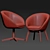 Sophisticated Minotti Russell Lounge Chair 3D model small image 3