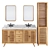 Harper Vanity Combo: Classic American Style 3D model small image 2