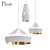 Sleek Terracotta Pendant Light 3D model small image 1