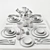 Elegant Tableware Set 016 3D model small image 4