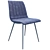 Velvet Grey Dublin Chair 3D model small image 7