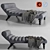 Contemporary Chaise Lounge with Detailed Design 3D model small image 8