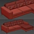 Unwrap UVW Sofa: 3DMax 2014 3D model small image 3