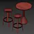 Modern Outdoor Dining Set 3D model small image 3