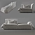 Versatile Seating: Saba_Les Femmes 3D model small image 2