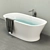 Slim Elegance: Porcelanosa Bath 3D model small image 1