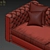 LASKASAS Jean Sofa: Sophisticated Elegance 3D model small image 3