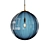 Nordic Glass Globe Pendant Light 3D model small image 3