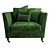 Elegant Victory Classic Chair 3D model small image 2