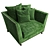 Elegant Victory Classic Chair 3D model small image 3