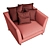 Elegant Victory Classic Chair 3D model small image 5