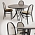 Thonet Vienna - Elegant Table & Chairs 3D model small image 6
