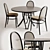 Thonet Vienna - Elegant Table & Chairs 3D model small image 8