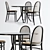Thonet Vienna - Elegant Table & Chairs 3D model small image 17