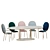 Modern Stay Dining Table: Sleek Design & Spacious 3D model small image 2