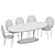 Modern Stay Dining Table: Sleek Design & Spacious 3D model small image 4