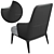 Compact Armchair - 670x650xH950 3D model small image 4