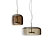 Dauphin Glass Pendant Lamp With LED Light 3D model small image 2