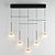 DROPS 5 Pendant Lamp: Sleek Design, Adjustable Height 3D model small image 2