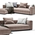 Stunning Grandemare Sofa: 270x205cm 3D model small image 2