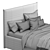 Sherst Heave King Size Bed 3D model small image 5