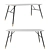 Tamati High-Tech Dining Table 3D model small image 1
