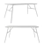 Tamati High-Tech Dining Table 3D model small image 2