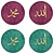 Elegant Islamic Calligraphy Set 3D model small image 1
