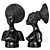 1931 Malvina Hoffman Bronze Sculpture 3D model small image 1