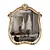 Vintage Style Decorative Mirror 3D model small image 1