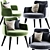 Contemporary Armchair: Sleek Design & Premium Quality 3D model small image 1