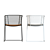 Sleek Tig Barrel Dining Chair 3D model small image 4