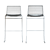 Sleek Crate & Barrel Tig Bar Stool 3D model small image 5