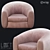 LoftDesign Armchair 30816: Sleek and Stylish 3D model small image 1