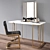 Modern Vanity Set - CB2 Dressing Table 3D model small image 2