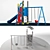 Playful Climbing Fun: Kids Playground Equipment 3D model small image 7