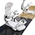 Bataleon Snowboards with Drake Reload Bindings 3D model small image 4