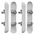 Bataleon Snowboards with Drake Reload Bindings 3D model small image 5