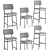 Stylish Loft Chairs by Muuto 3D model small image 4