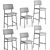 Stylish Loft Chairs by Muuto 3D model small image 5