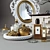 Elegant Vanity Decor Set 3D model small image 3