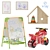 Kids Room Toy and Furniture Set 3D model small image 1