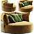 Elegance in Circles: CHARLESTON Sofa 3D model small image 1