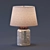 Elegant Calico Table Lamp 3D model small image 1