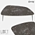 LoftDesigne 60143: Stylish Metal and Marble Coffee Table 3D model small image 1